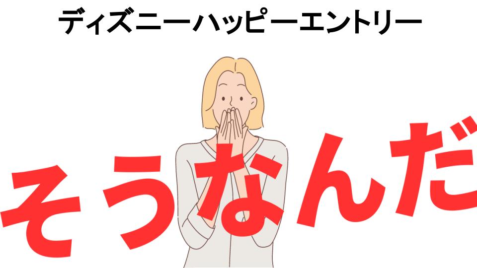 意味ないと思う人におすすめ！ディズニーハッピーエントリーの代わり